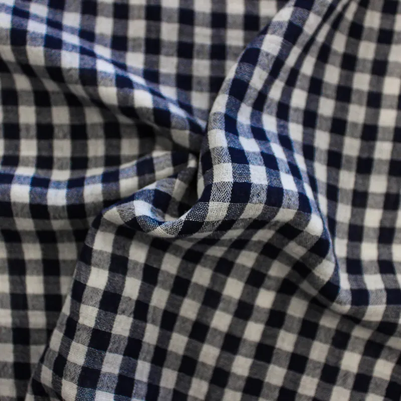 Mussola di Cotone a Quadri  | IL TESSUTAIO