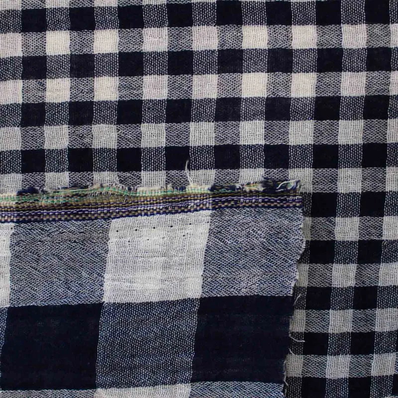 Mussola di Cotone a Quadri  | IL TESSUTAIO