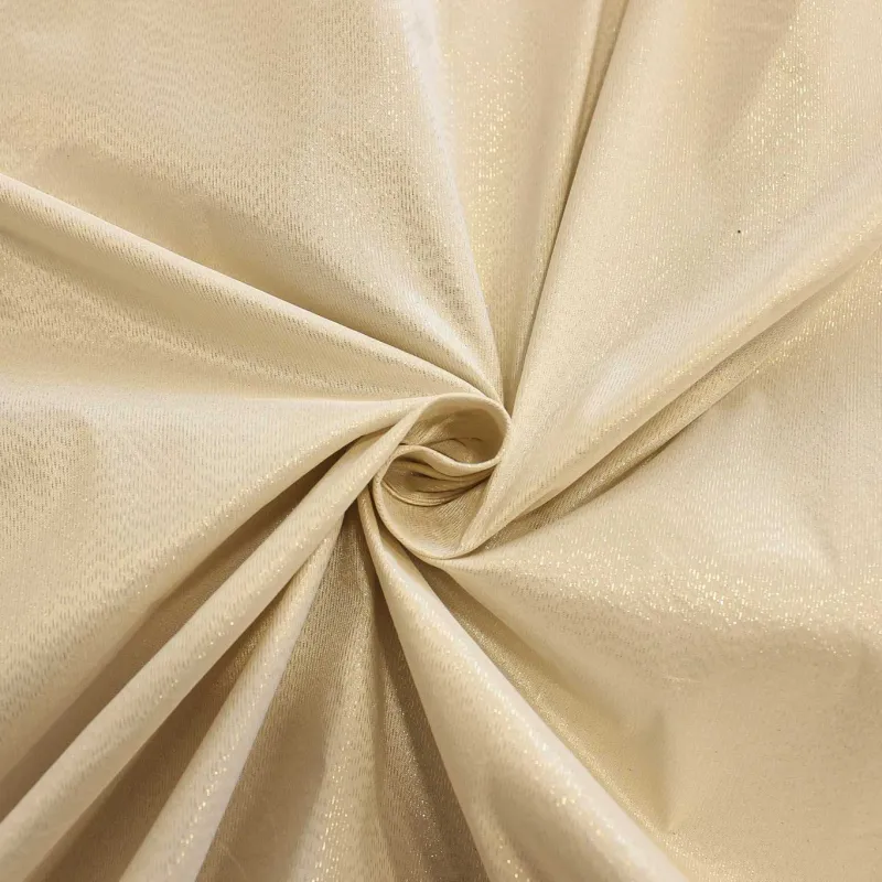 Tessuto Taffeta Lurex Oro | ILTESSUTAIO