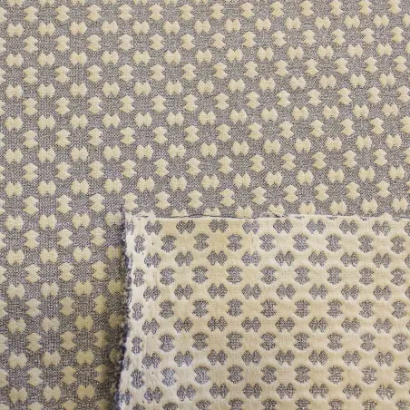 Tessuto Tubico Fantasia Rombi Glitter | IL TESSUTO