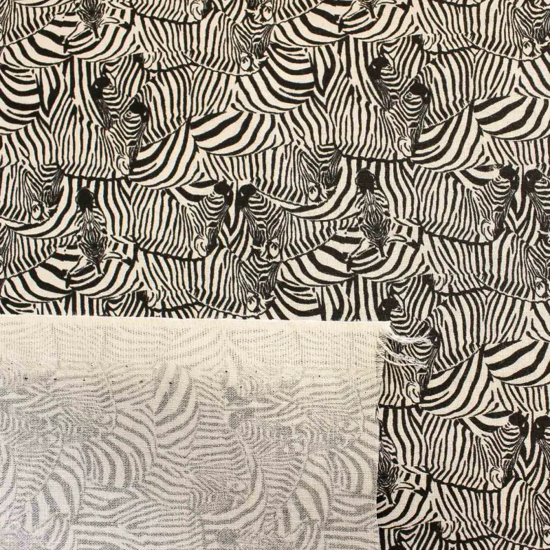 Tessuto di cotone fantasia zebre | TESSUTI PER BAMBINI