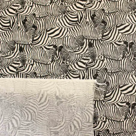 Tessuto di cotone fantasia zebre | TESSUTI PER BAMBINI
