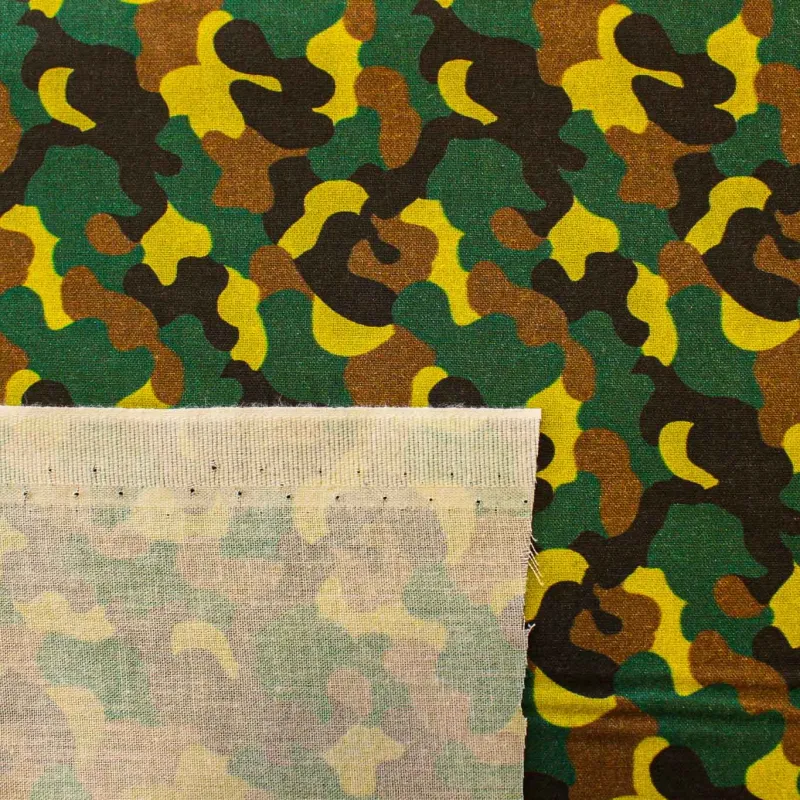 Tessuto di cotone fantasia militare | TESSUTI PER BAMBINI