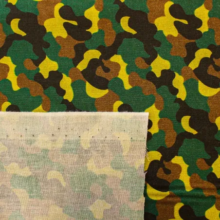 Tessuto di cotone fantasia militare | TESSUTI PER BAMBINI