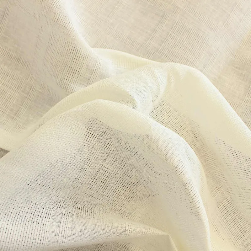 Tessuto Garza Quadri Bianco | IL TESSUTAIO