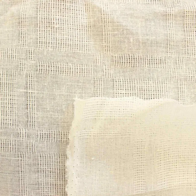 Tessuto Garza Quadri Bianco | IL TESSUTAIO