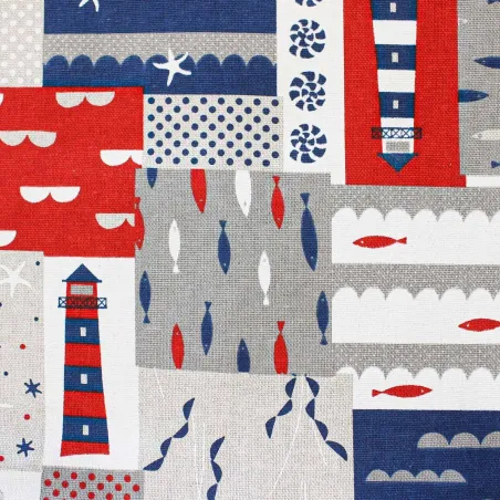 Foulard Copritutto Fantasia Marina | IL TESSUTAIO