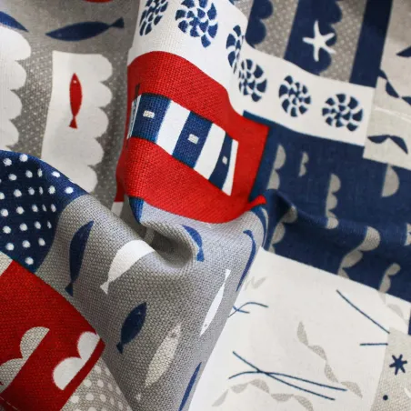 Foulard Copritutto Fantasia Marina | IL TESSUTAIO