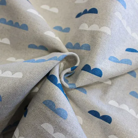 Foulard Copritutto Fantasia Nuvole | IL TESSUTAIO