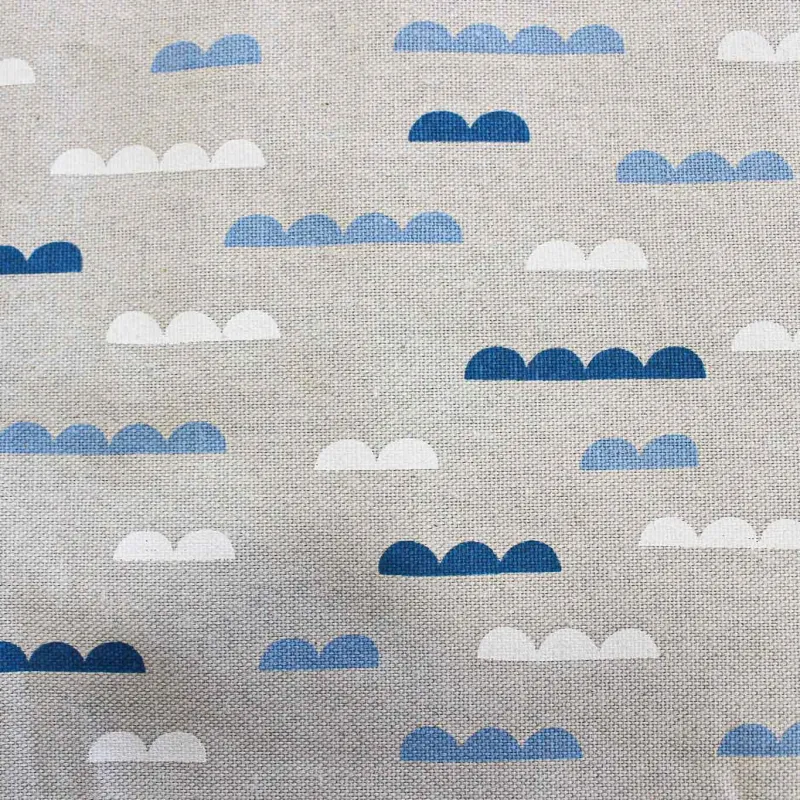 Foulard Copritutto Fantasia Nuvole | IL TESSUTAIO