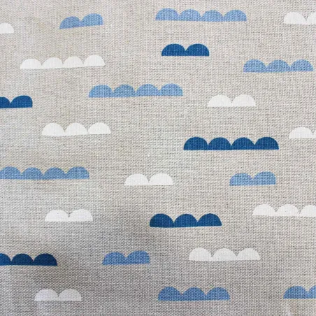 Foulard Copritutto Fantasia Nuvole | IL TESSUTAIO