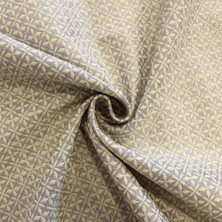 Tessuto Tubico Fantasia Geometrica Glitter | IL TESSUTO