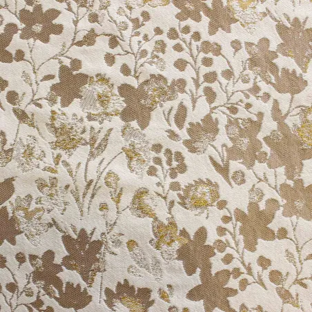Jacquard Fiori Oro | IL TESSUTAIO