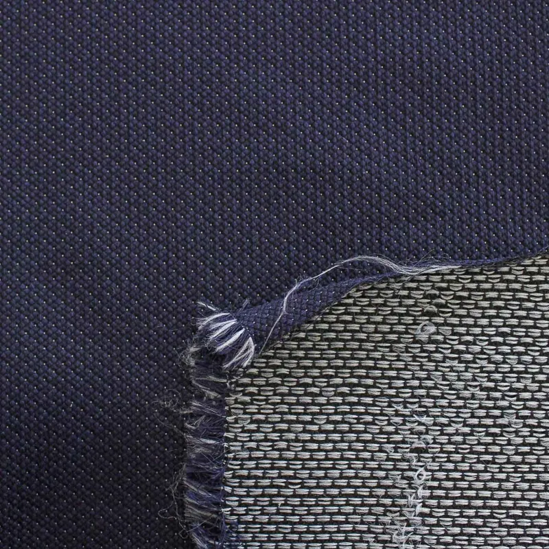 Tessuto Tubico Pois Bianco e Blu | IL TESSUTO