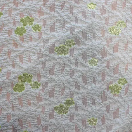 Fil Coupé Fiori Tiffany Verde | IL TESSUTAIO