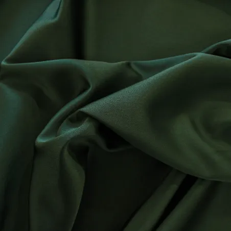 Raso elasticizzato Verde| IL TESSUTAIO