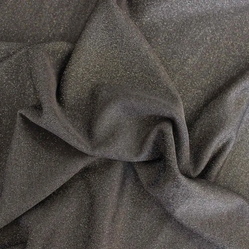 Tessuto maglia lurex Grigio | IL TESSUTAIO