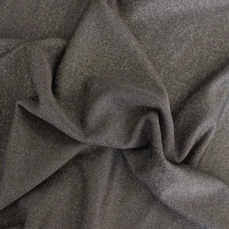 Tessuto maglia lurex Grigio | IL TESSUTAIO