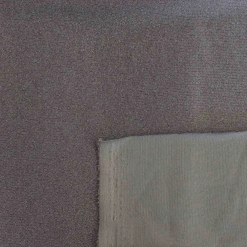 Tessuto maglia lurex Grigio | IL TESSUTAIO