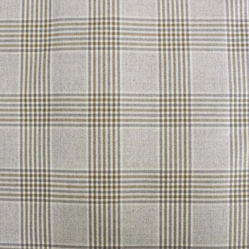 Tessuto Scozzese Grigio Beige | IL TESSUTAIO
