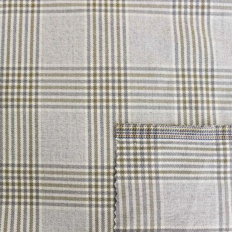 Tessuto Scozzese Grigio Beige | IL TESSUTAIO