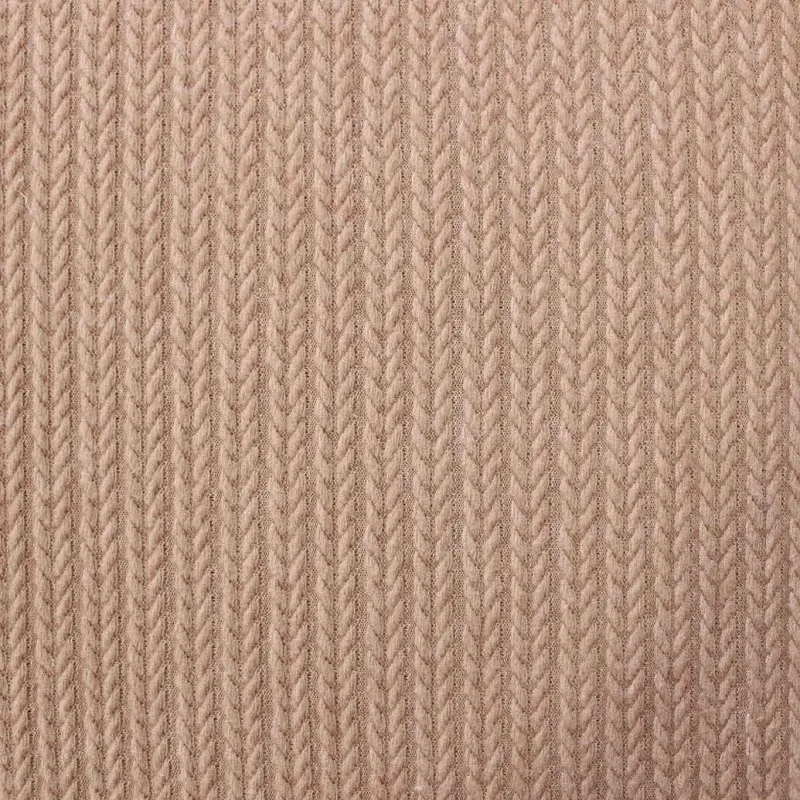 Maglia Trecce Rosa Melange | IL TESSUTAIO