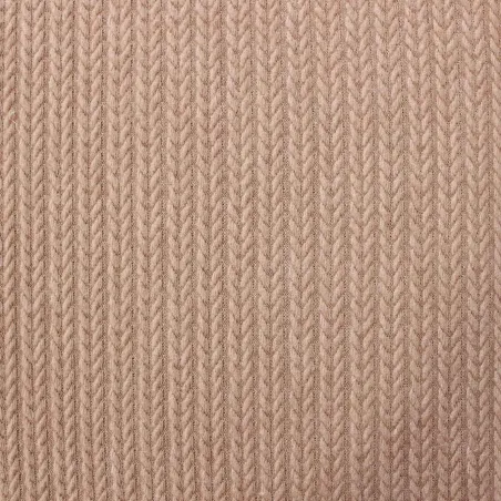 Maglia Trecce Rosa Melange | IL TESSUTAIO