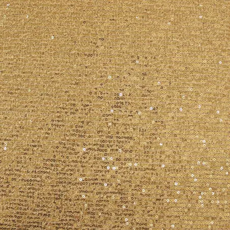 Tessuto a maglia con paillettes oro | IL TESSUTAIO