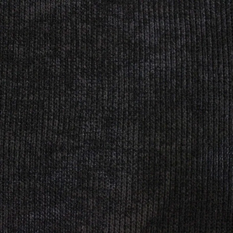 Tessuto a Maglia Cinigliato Nero | IL TESSUTAIO