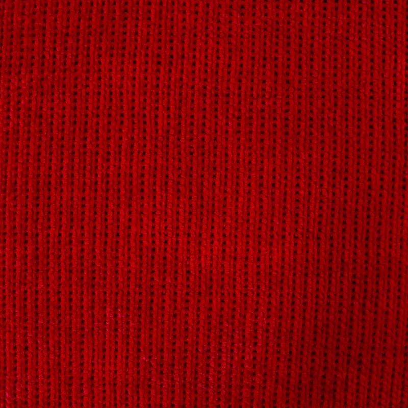Tessuto a Maglia Cinigliato Rosso | IL TESSUTAIO