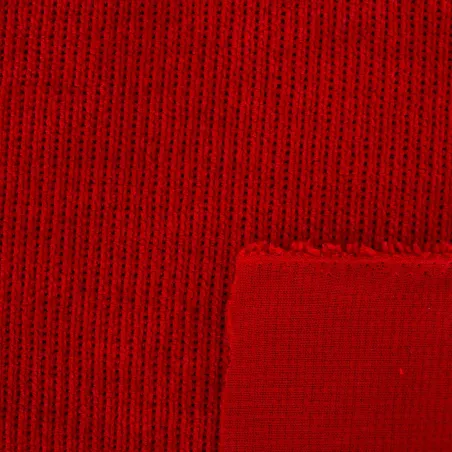 Tessuto a Maglia Cinigliato Rosso | IL TESSUTAIO
