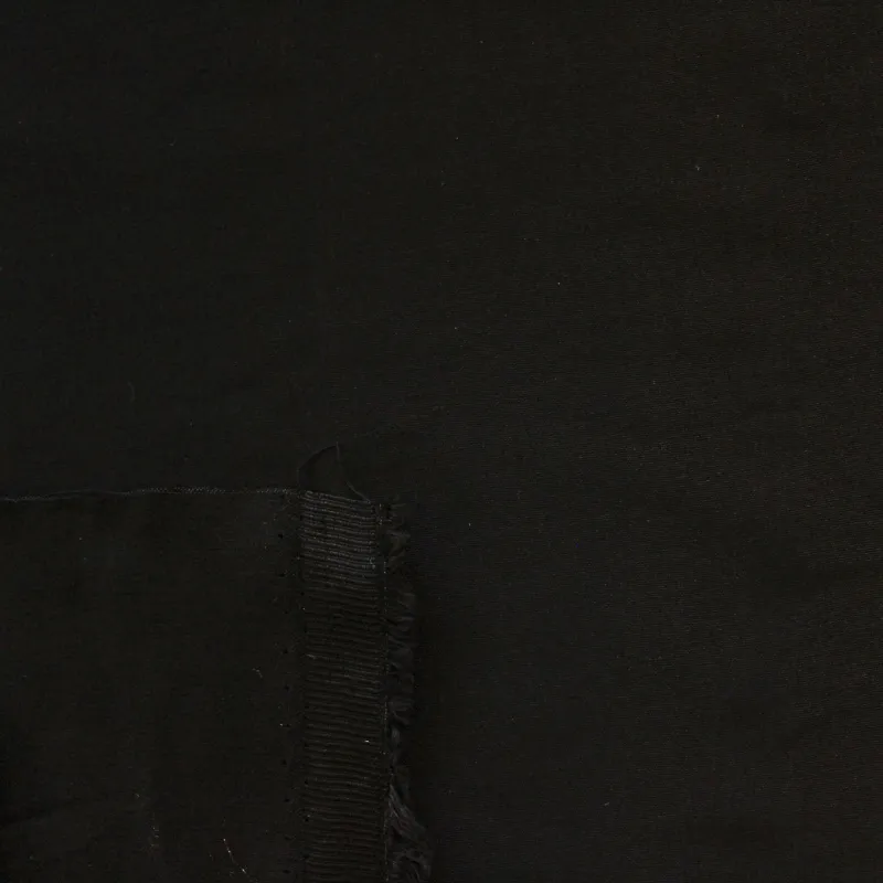 Tessuto Raso di Viscosa Nero | IL TESSUTAIO