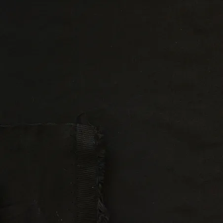 Tessuto Raso di Viscosa Nero | IL TESSUTAIO