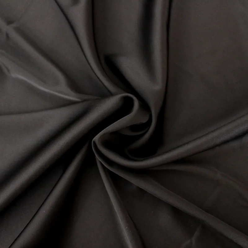 Tessuto in Raso Nero | TESSUTI CERIMONIA