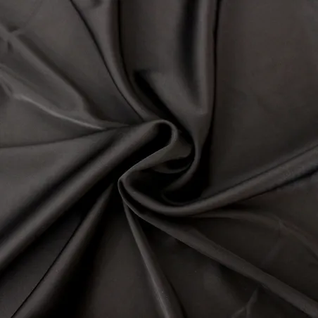 Tessuto in Raso Nero | TESSUTI CERIMONIA