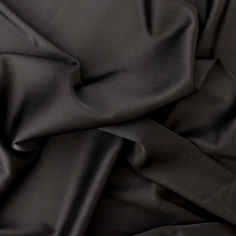 Tessuto in Raso Nero | TESSUTI CERIMONIA