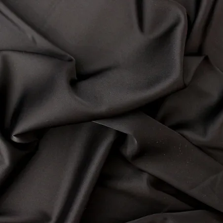 Tessuto in Raso Nero | TESSUTI CERIMONIA
