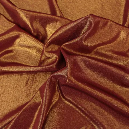 Tessuto Spalmato Bordeaux Bronzo | ILTESSUTAIO