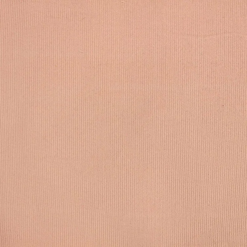 Velluto di cotone mille righe Rosa | IL TESSUTAIO