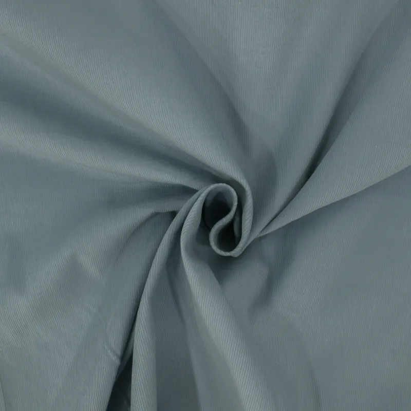 Velluto di cotone millerighe celeste | IL TESSUTAIO