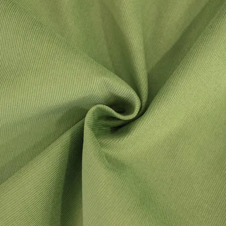 Velluto di cotone mille righe Verde | IL TESSUTAIO