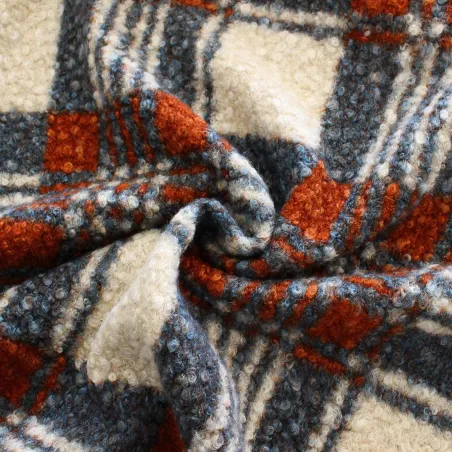 Cappotto Bouclé Scozzese | IL TESSUTAIO