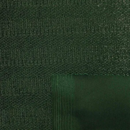 Tessuto Ciniglia Lurex Verde | IL TESSUTAIO
