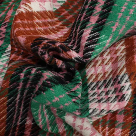 Tessuto per cappotti Scozzese Multicolor | IL TESSUTAIO