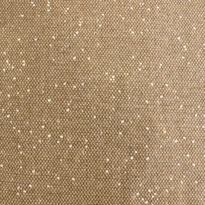 Tessuto Misto Lana floccato marrone | Made in Italy | Il Tessutaio.it