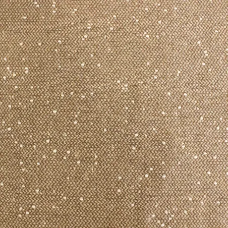 Tessuto Misto Lana floccato marrone | Made in Italy | Il Tessutaio.it