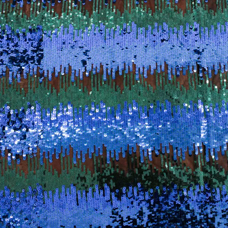 Tessuto con Paillettes Fantasia astratta | Tessuti Pregiati