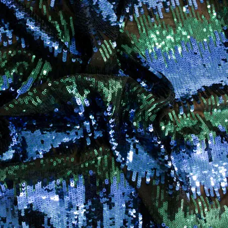 Tessuto con Paillettes Fantasia astratta | Tessuti Pregiati