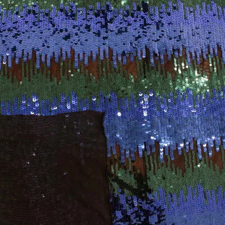 Tessuto con Paillettes Fantasia astratta | Tessuti Pregiati