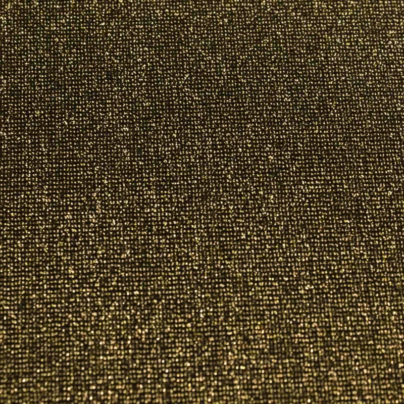 Tessuto in maglia lurex nero - oro | Tessuti cerimonia